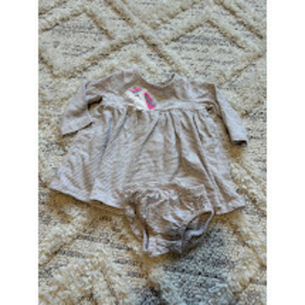 Carters Unicorn dress + bloomer
